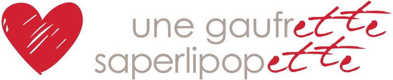 Logo une gaufrette saperlipopette